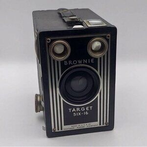 ❤️HP Vintage Eastman Kodak Brownie Target Six-16 Box Camera 1946-52 Collectible